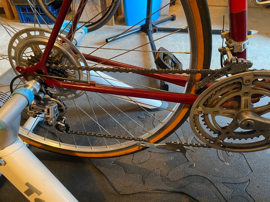 Lánccsere az öreg Raleigh-en